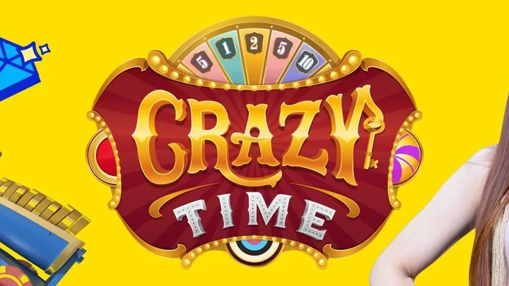 Crazy Time Strategieansicht mit Rad und Einsatzbereichen