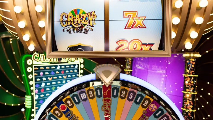 Top Slot Bereich von Crazy Time