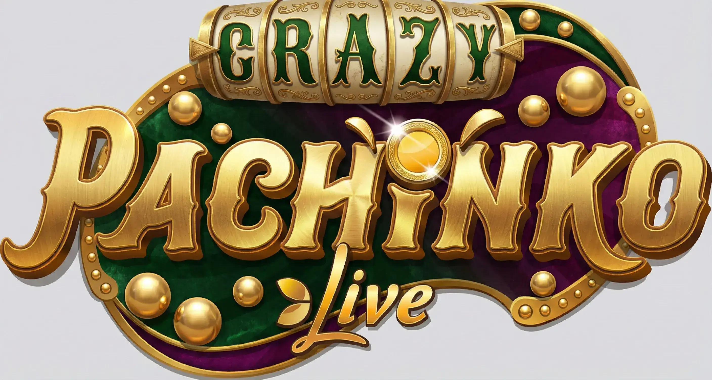 Pachinko Crazy Time Logo - Wand mit DOUBLE-Zonen und Multiplikatoren